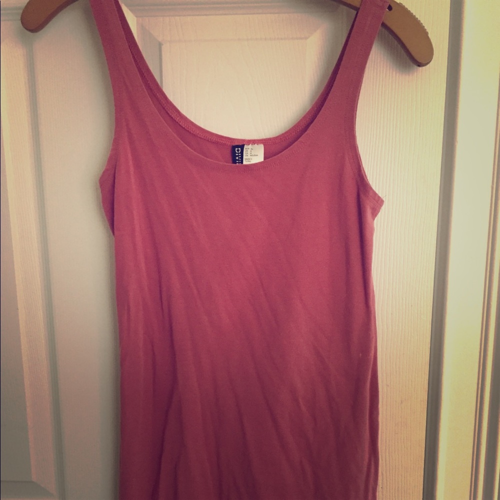 Divided HM form fitting bodycon light pink dress